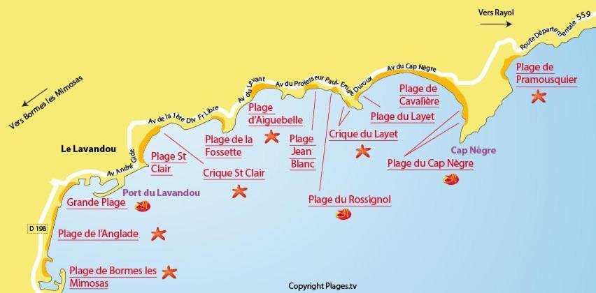 Mazet De La Mer 54M2 Lavandou 100M Plage Avec Piscine Ле-Лаванду Экстерьер фото